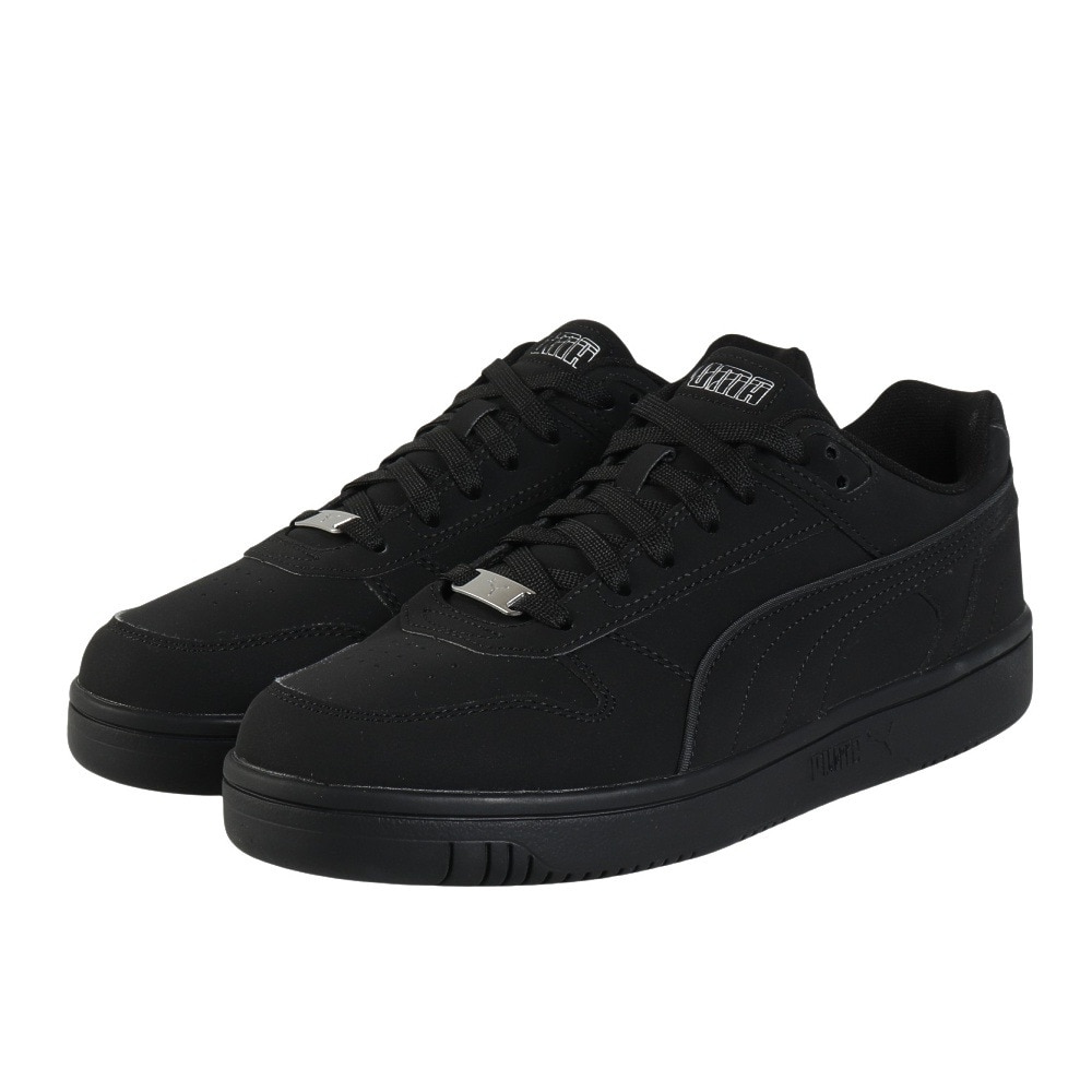 プーマ（PUMA）（メンズ、レディース）スニーカー スポーツシューズ リバウンド ジョイ ロウ ワイド ブラック 40614801 カジュアルシューズ