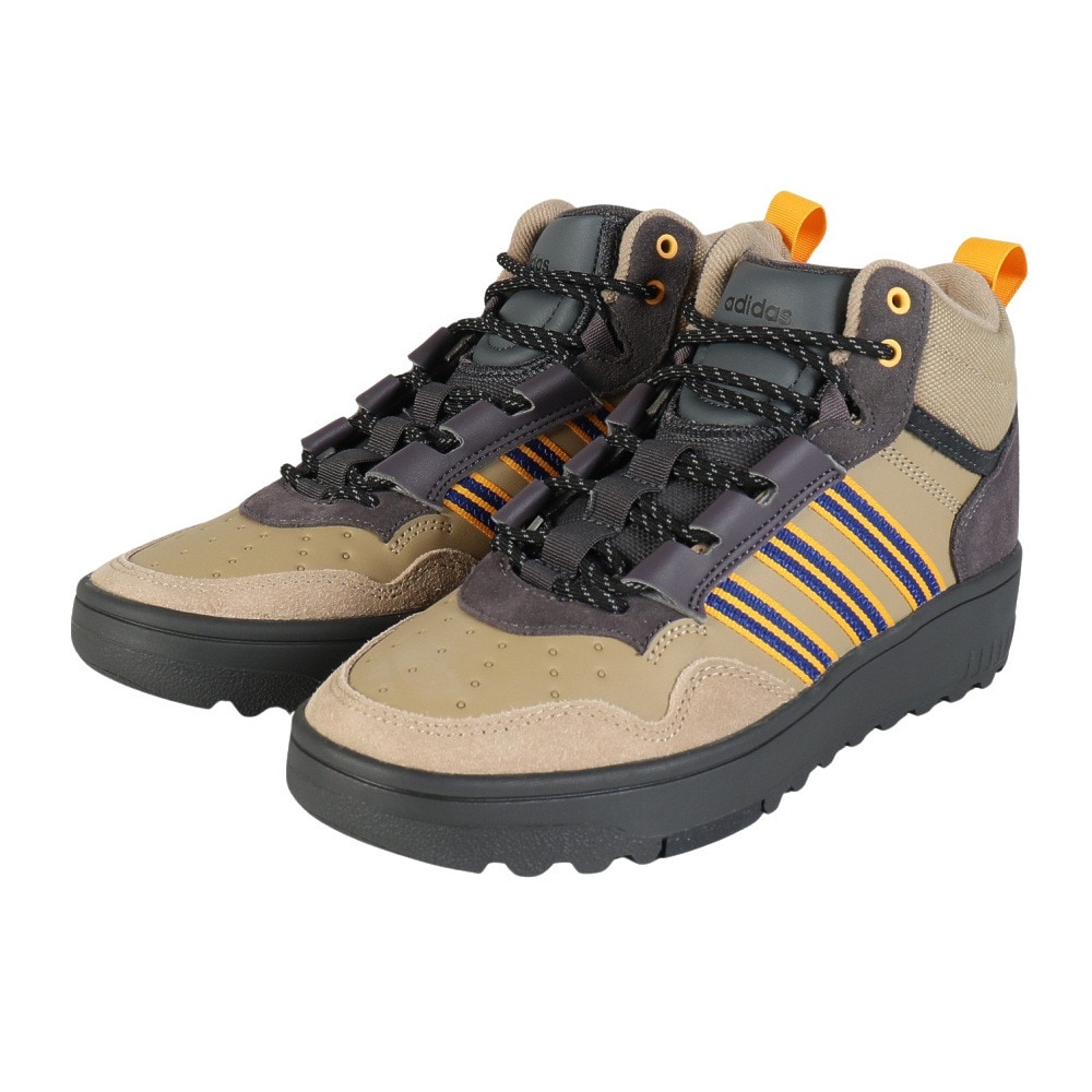 アディダス（adidas）（メンズ）スニーカー スポーツシューズ フープス 4.0 ミッドシューズ JR6704