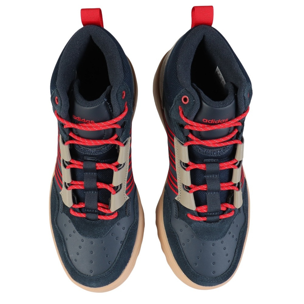 アディダス（adidas）（メンズ）スニーカー スポーツシューズ フープス 4.0 ミッドシューズ JR6705