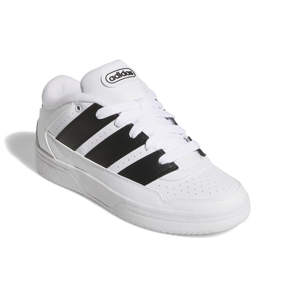 アディダス（adidas）（メンズ、レディース）スニーカー スポーツシューズ ターンアラウンドシューズ ホワイト ブラック JS0145 カジュアルシューズ スポーツ