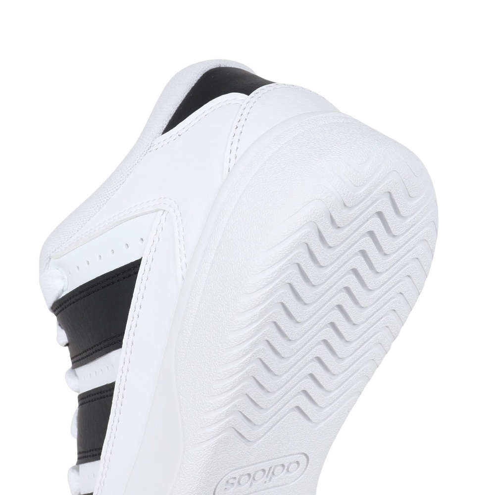 アディダス（adidas）（メンズ、レディース）スニーカー スポーツシューズ ターンアラウンドシューズ ホワイト ブラック JS0145 カジュアルシューズ スポーツ