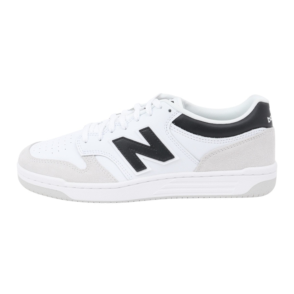 ニューバランス（new balance）（メンズ、レディース）スニーカー スポーツシューズ 480 L ホワイト ブラック BB480LIW D カジュアルシューズ