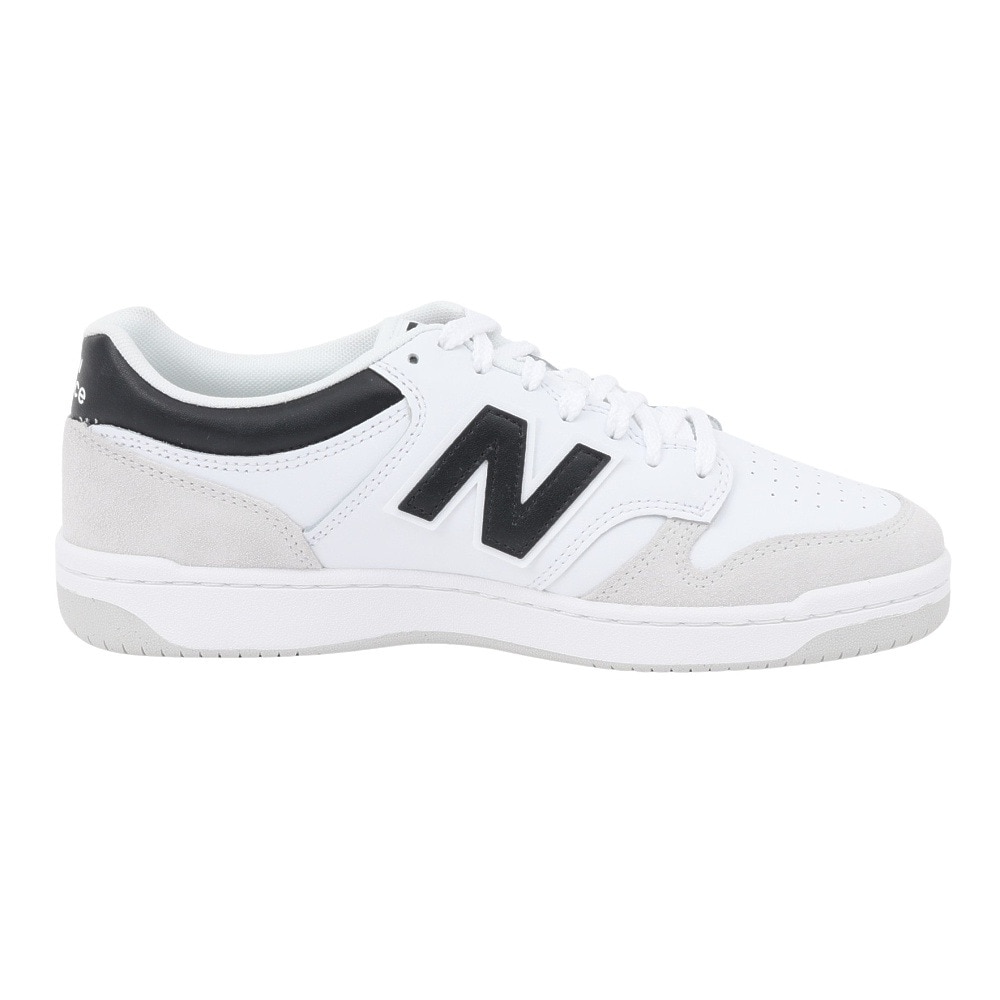 ニューバランス（new balance）（メンズ、レディース）スニーカー スポーツシューズ 480 L ホワイト ブラック BB480LIW D カジュアルシューズ