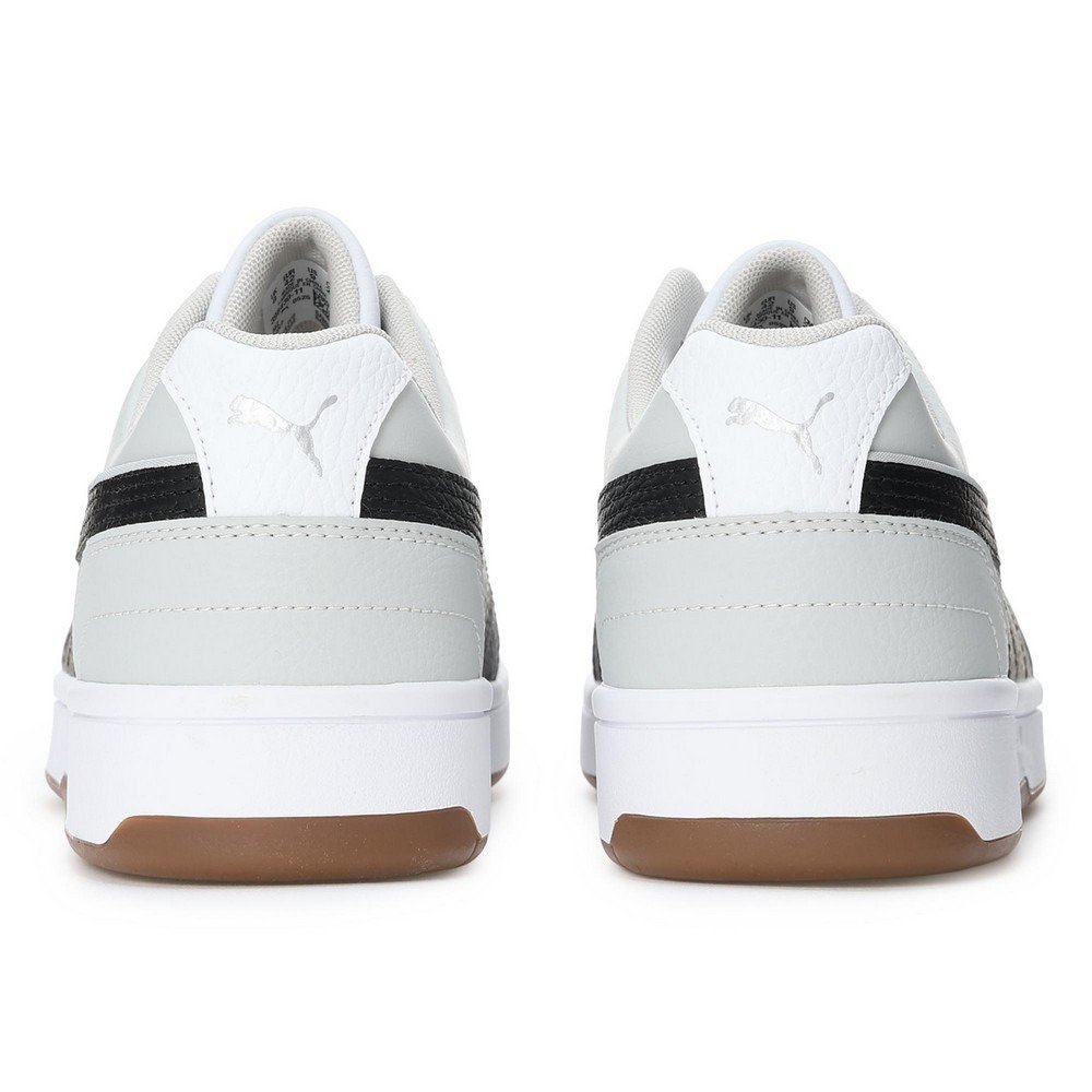 プーマ（PUMA）（メンズ、レディース）スニーカー スポーツシューズ リバウンド ジョイ ロウ ワイド ホワイト グレー 39843011 カジュアルシューズ