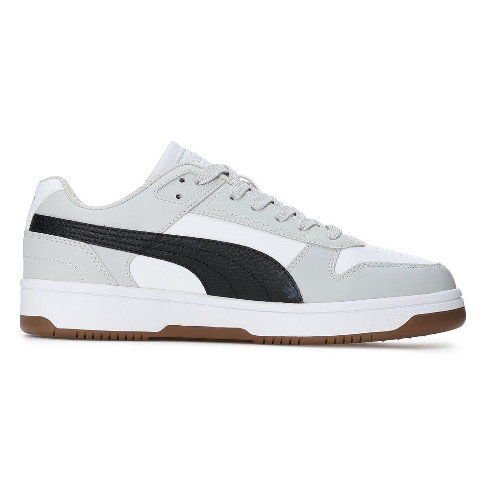 プーマ（PUMA）（メンズ、レディース）スニーカー スポーツシューズ リバウンド ジョイ ロウ ワイド ホワイト グレー 39843011 カジュアルシューズ