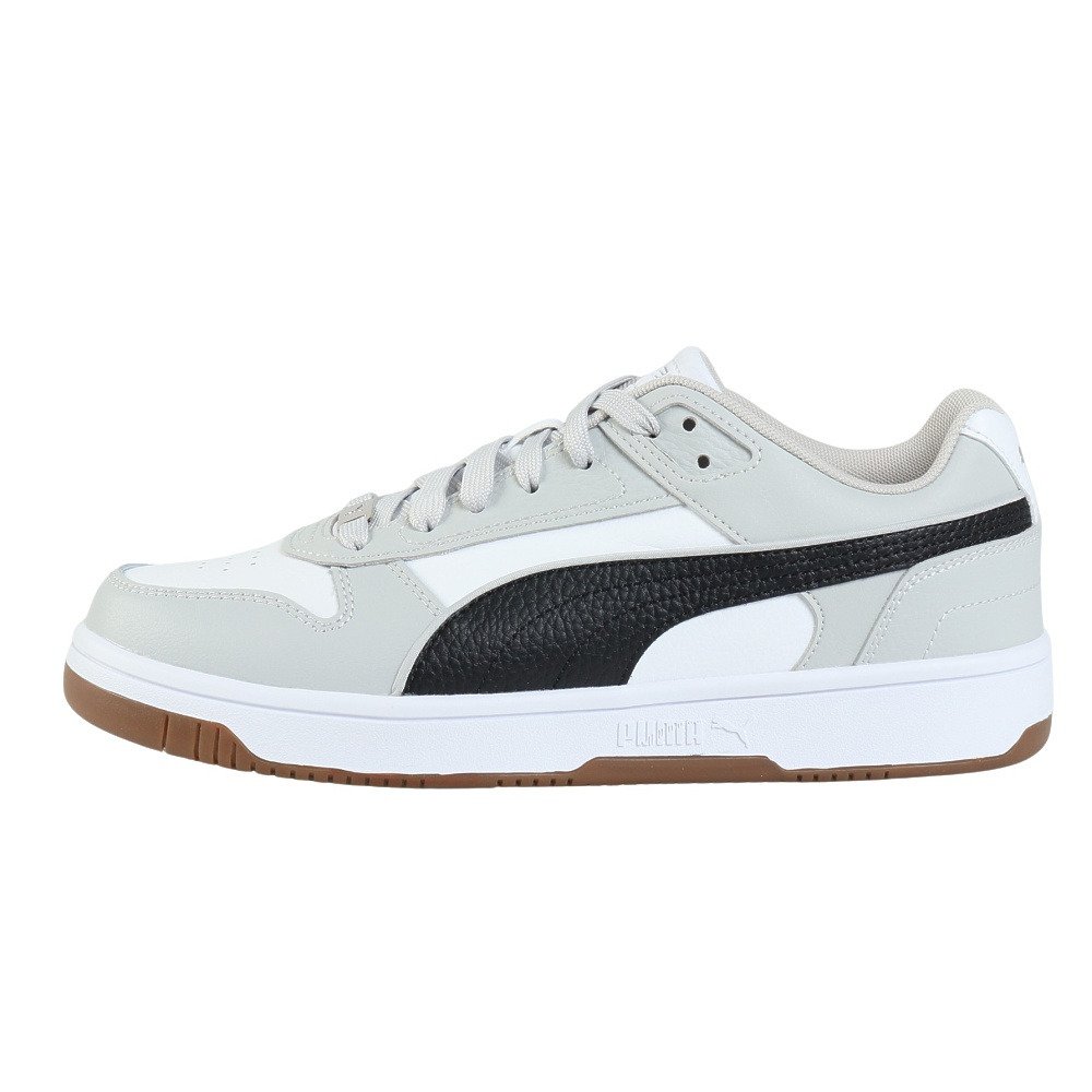 プーマ（PUMA）（メンズ、レディース）スニーカー スポーツシューズ リバウンド ジョイ ロウ ワイド ホワイト グレー 39843011 カジュアルシューズ