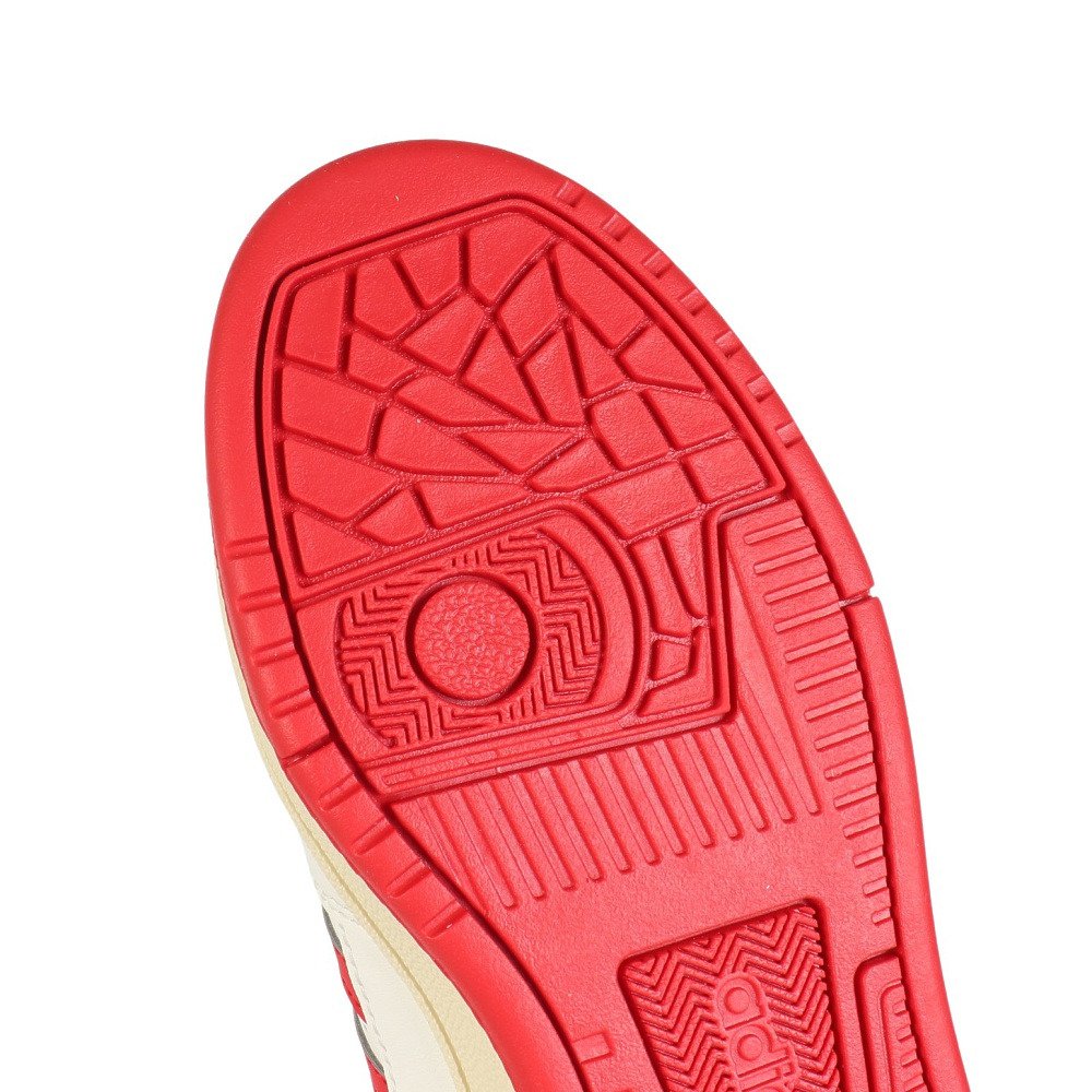 アディダス（adidas）（メンズ、レディース）スニーカー スポーツシューズ ターンアラウンド ミッド ホワイト レッド OPO50-JQ1530 スポーツ カジュアル シューズ