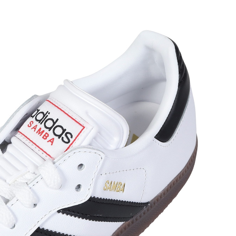 アディダス（adidas）（メンズ、レディース）スニーカー サンバ ホワイト ブラック IH6001 スポーツシューズ サッカーインドアシューズ 快適 タウン 日常履き