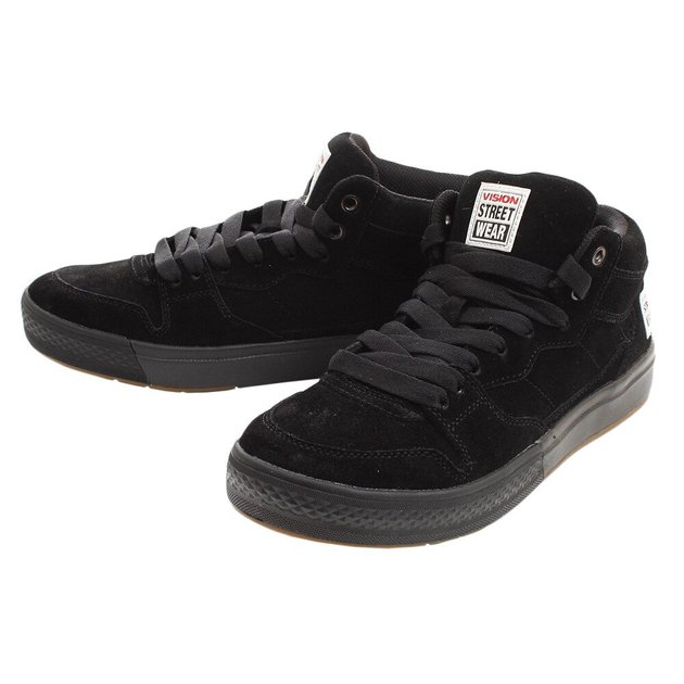 スニーカー Mark Mid Vsw 7355 Black Black カジュアルシューズ ヴィジョン スーパースポーツゼビオ