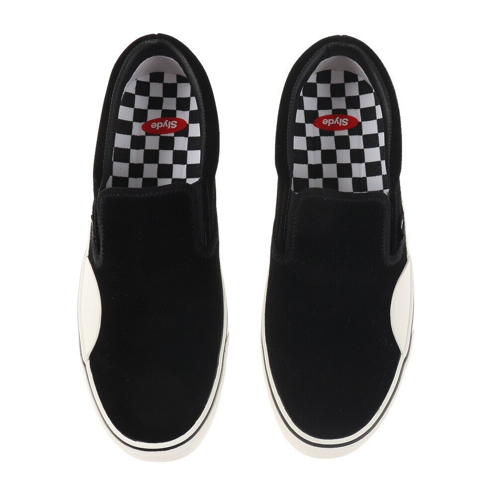 SLYDE（SLYDE）（メンズ）スニーカー スケートボード SUEDE スリッポン SL-FTW-006-BK/WH