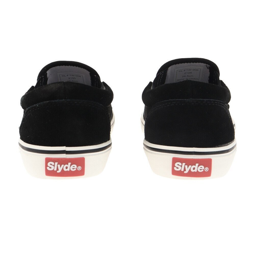 SLYDE（SLYDE）（メンズ）スニーカー スケートボード SUEDE スリッポン SL-FTW-006-BK/WH