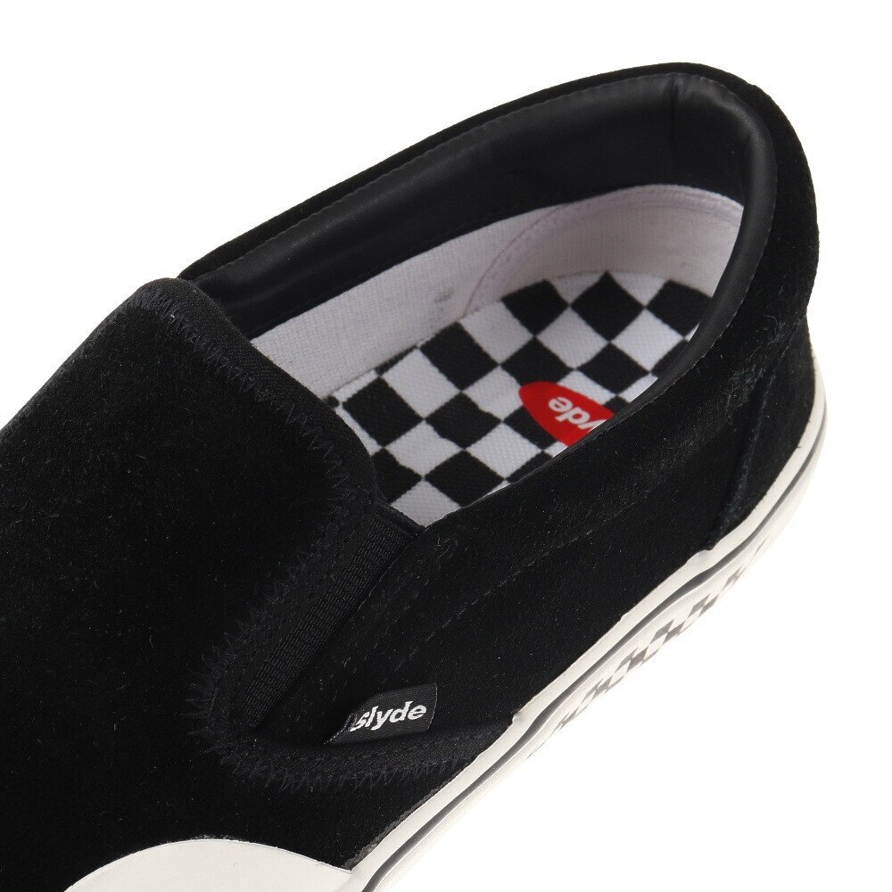 SLYDE（SLYDE）（メンズ）スニーカー スケートボード SUEDE スリッポン SL-FTW-006-BK/WH