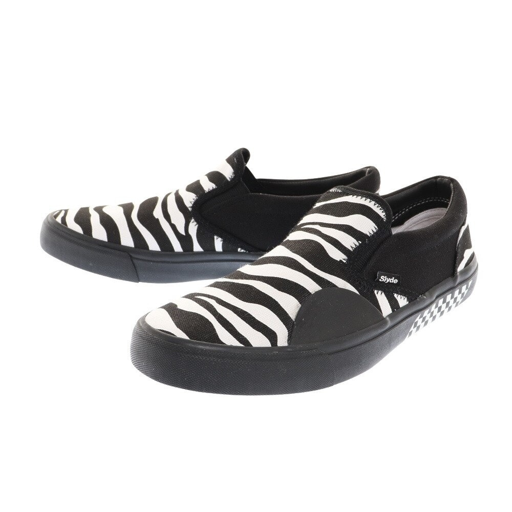 スライド（SLYDE）（メンズ）スニーカー スケートボード SLYDE TECH SLIP ON SL-FTW-101-ZE/BK