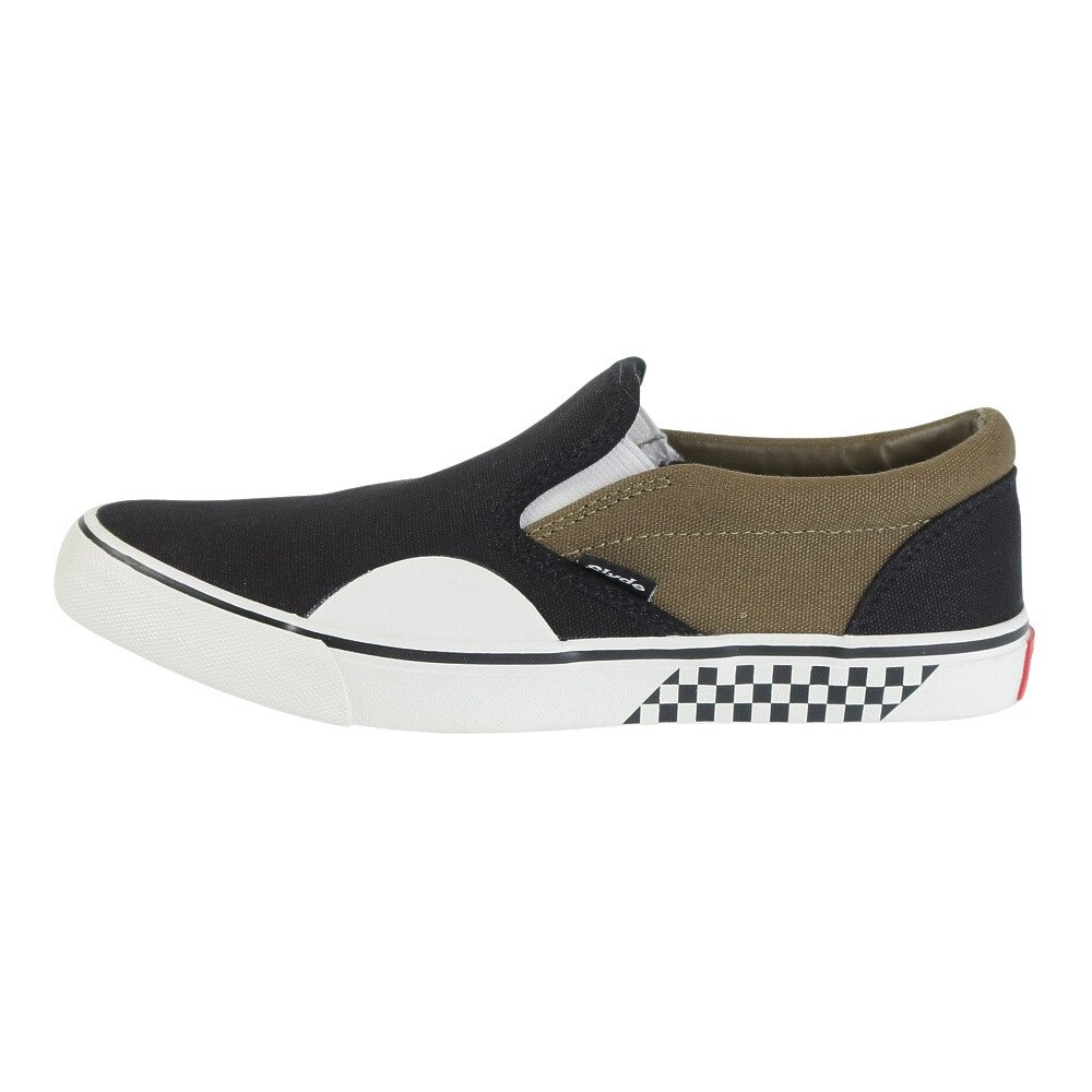 スライド（SLYDE）（メンズ、レディース）スニーカー スケートボード SLYDE TECH SLIP ON SL-FTW-103-BK/KH★★★