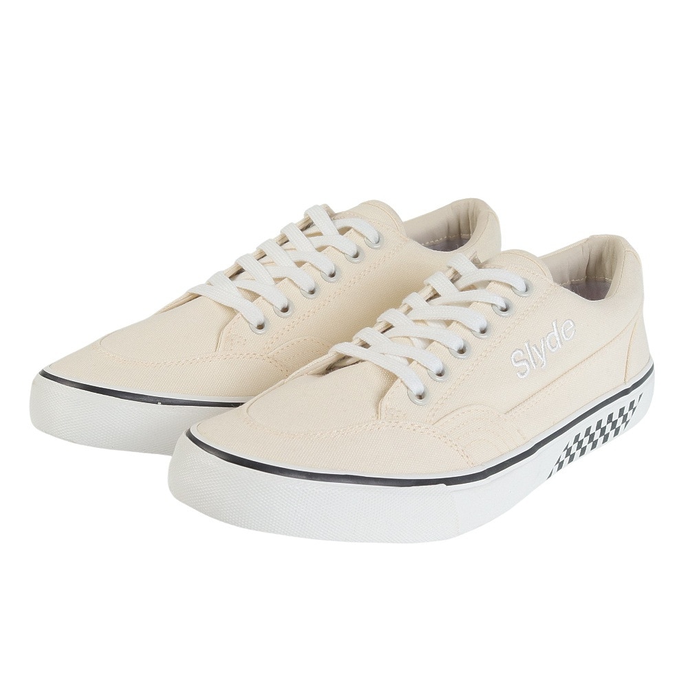 スライド（SLYDE）（メンズ、レディース）スニーカー スケートボード SLYDE TECH LOW CUT SL-FTW-106-WH/WH