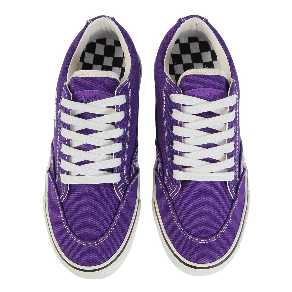 SLYDE（SLYDE）（メンズ、レディース）スニーカー スケートボード TECH LOW CUT SL-FTW-108-PL/WH スケシュー スケーター