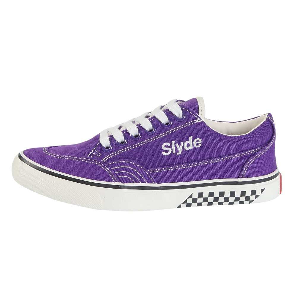 SLYDE（SLYDE）（メンズ、レディース）スニーカー スケートボード TECH LOW CUT SL-FTW-108-PL/WH スケシュー スケーター