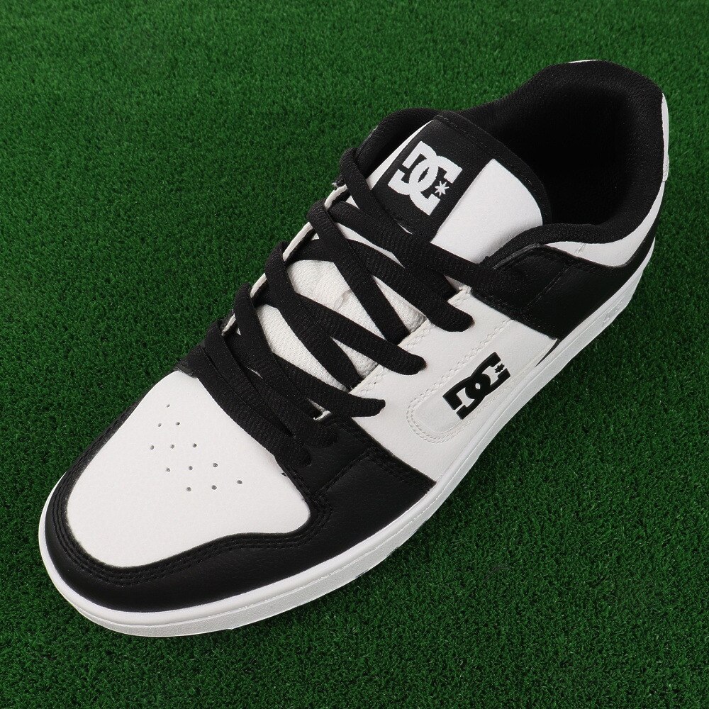 ディーシーシューズ（DC SHOES）（メンズ）スニーカー マンテカ 4 SN 23SP ホワイト ブラック DM231005BWB カジュアル ボーダー シューズ タウン 普段履き