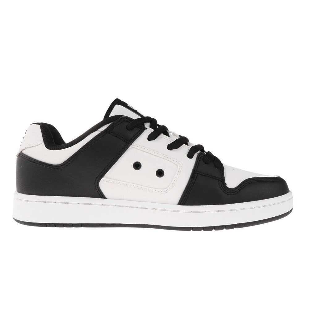 ディーシーシューズ（DC SHOES）（メンズ）スニーカー マンテカ 4 SN 23SP ホワイト ブラック DM231005BWB カジュアル ボーダー シューズ タウン 普段履き