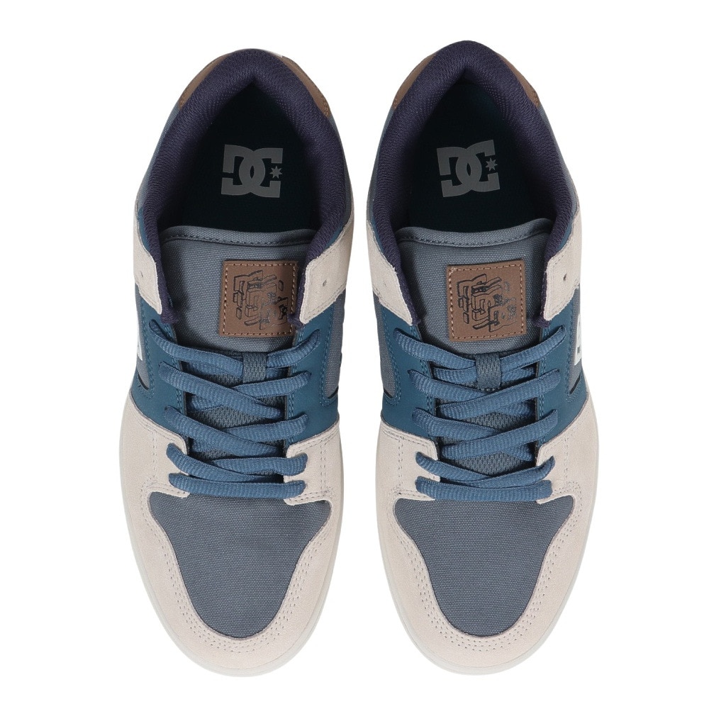 ディーシーシューズ（DC SHOES）（メンズ）スニーカー マンテカ4 ネイビー ホワイト 24SPDM241005XSBW ボーダーシューズ カジュアル スポーツ タウン 通気性