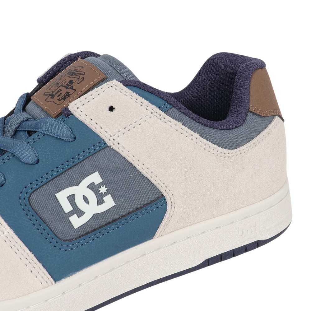 ディーシーシューズ（DC SHOES）（メンズ）スニーカー マンテカ4 ネイビー ホワイト 24SPDM241005XSBW ボーダーシューズ カジュアル スポーツ タウン 通気性