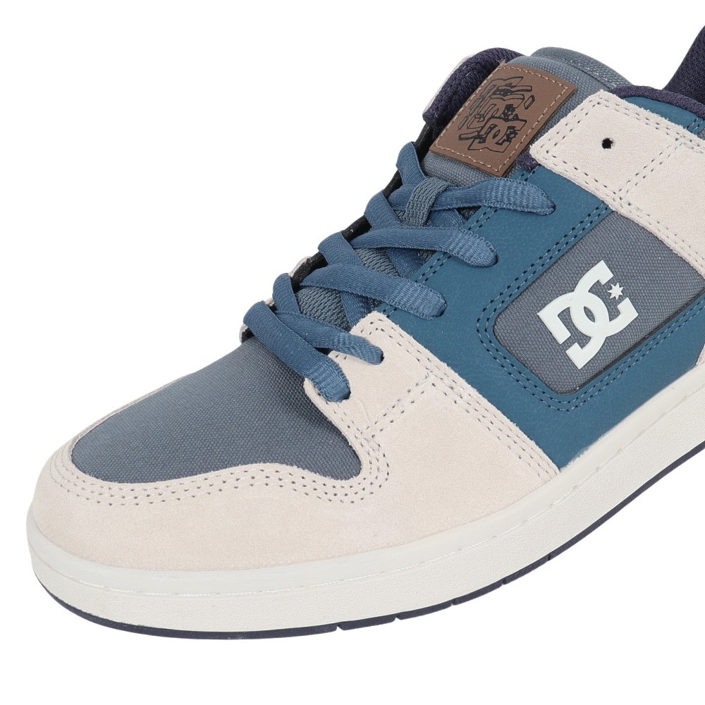 ディーシーシューズ（DC SHOES）（メンズ）スニーカー マンテカ4 ネイビー ホワイト 24SPDM241005XSBW ボーダーシューズ カジュアル スポーツ タウン 通気性