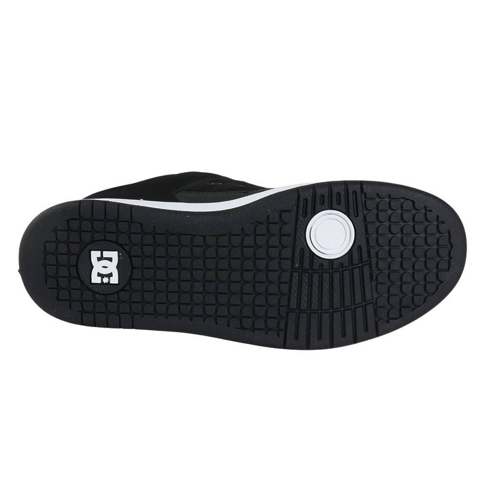 ディーシーシューズ（DC SHOES）（メンズ）スニーカー マンテカ4 ブラック ホワイト 24FWDM244008BKW ボーダーシューズ カジュアル タウン 通気性 シンプル