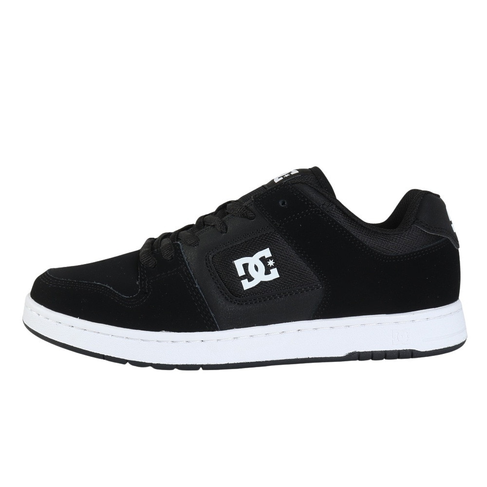 ディーシーシューズ（DC SHOES）（メンズ）スニーカー マンテカ4 ブラック ホワイト 24FWDM244008BKW ボーダーシューズ カジュアル タウン 通気性 シンプル