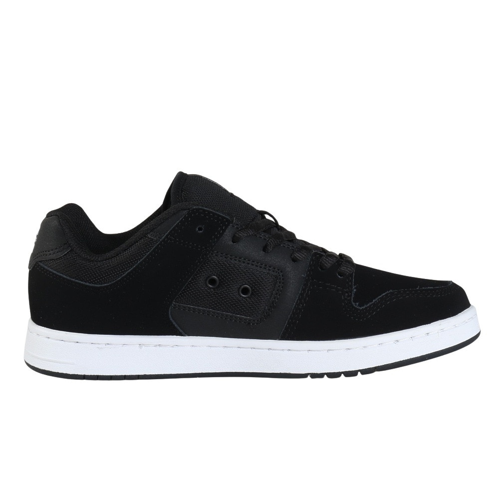 ディーシーシューズ（DC SHOES）（メンズ）スニーカー マンテカ4 ブラック ホワイト 24FWDM244008BKW ボーダーシューズ カジュアル タウン 通気性 シンプル