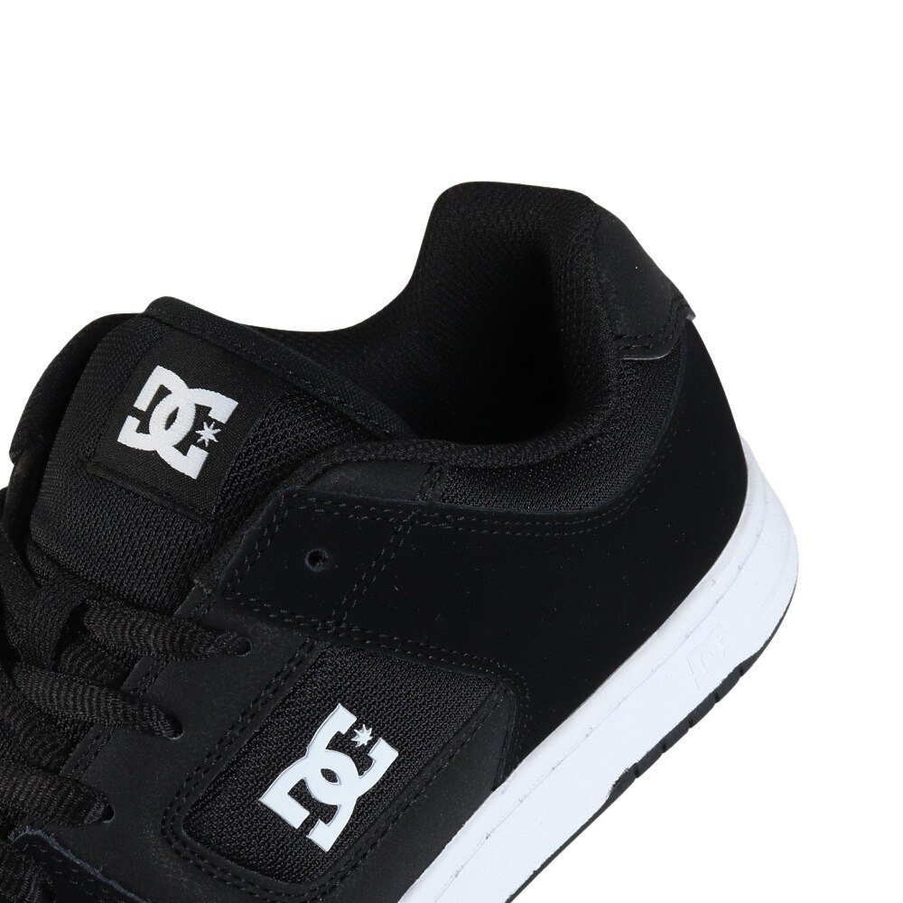 ディーシーシューズ（DC SHOES）（メンズ）スニーカー マンテカ4 ブラック ホワイト 24FWDM244008BKW ボーダーシューズ カジュアル タウン 通気性 シンプル