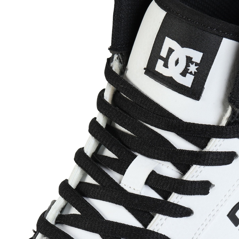 ディーシーシューズ（DC SHOES）（メンズ）スニーカー ボーダーシューズ マンテカ 4 HI SN ホワイト ブラック 25FWDM005301WBW カジュアルシューズ