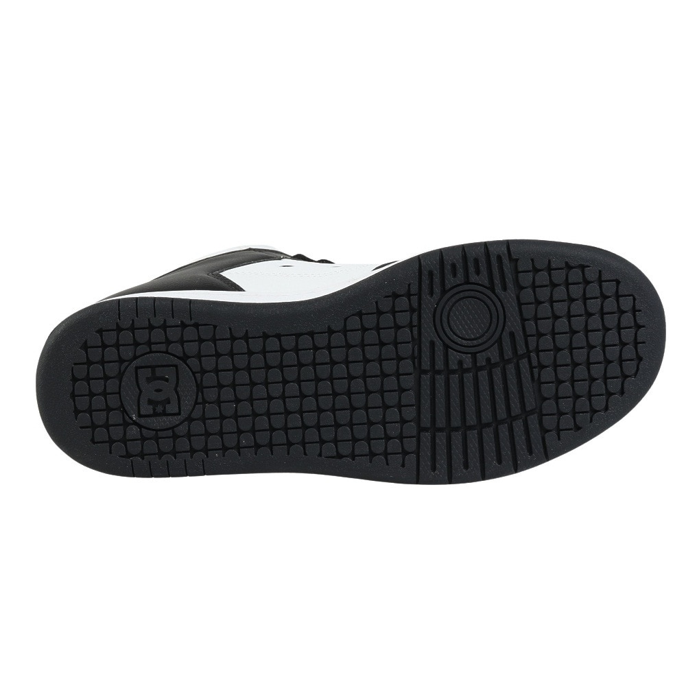 ディーシーシューズ（DC SHOES）（メンズ）スニーカー ボーダーシューズ マンテカ 4 HI SN ホワイト ブラック 25FWDM005301WBW カジュアルシューズ