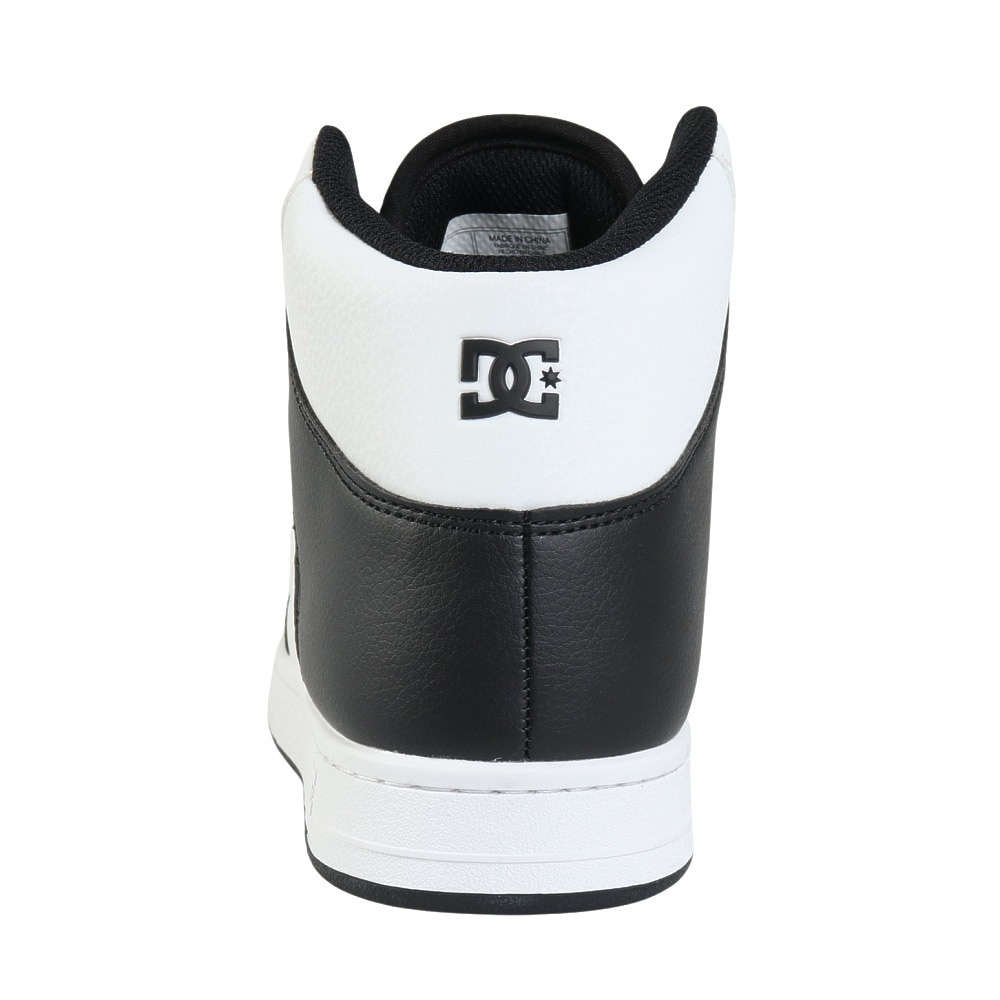 ディーシーシューズ（DC SHOES）（メンズ）スニーカー ボーダーシューズ マンテカ 4 HI SN ホワイト ブラック 25FWDM005301WBW カジュアルシューズ
