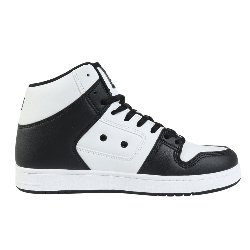 ディーシーシューズ（DC SHOES）（メンズ）スニーカー ボーダーシューズ マンテカ 4 HI SN ホワイト ブラック 25FWDM005301WBW カジュアルシューズ