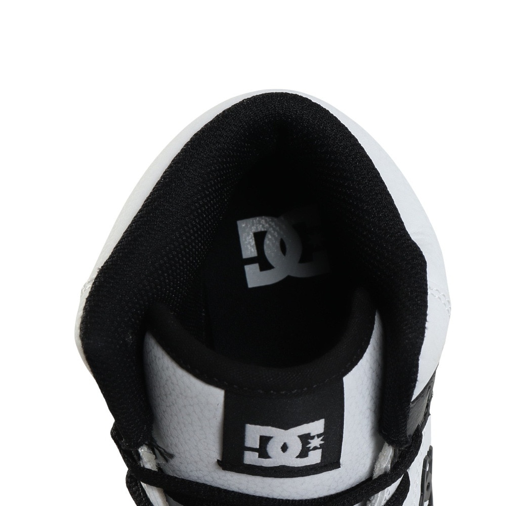 ディーシーシューズ（DC SHOES）（メンズ）スニーカー ボーダーシューズ マンテカ 4 HI SN ホワイト ブラック 25FWDM005301WBW カジュアルシューズ