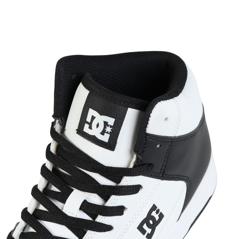 ディーシーシューズ（DC SHOES）（メンズ）スニーカー ボーダーシューズ マンテカ 4 HI SN ホワイト ブラック 25FWDM005301WBW カジュアルシューズ
