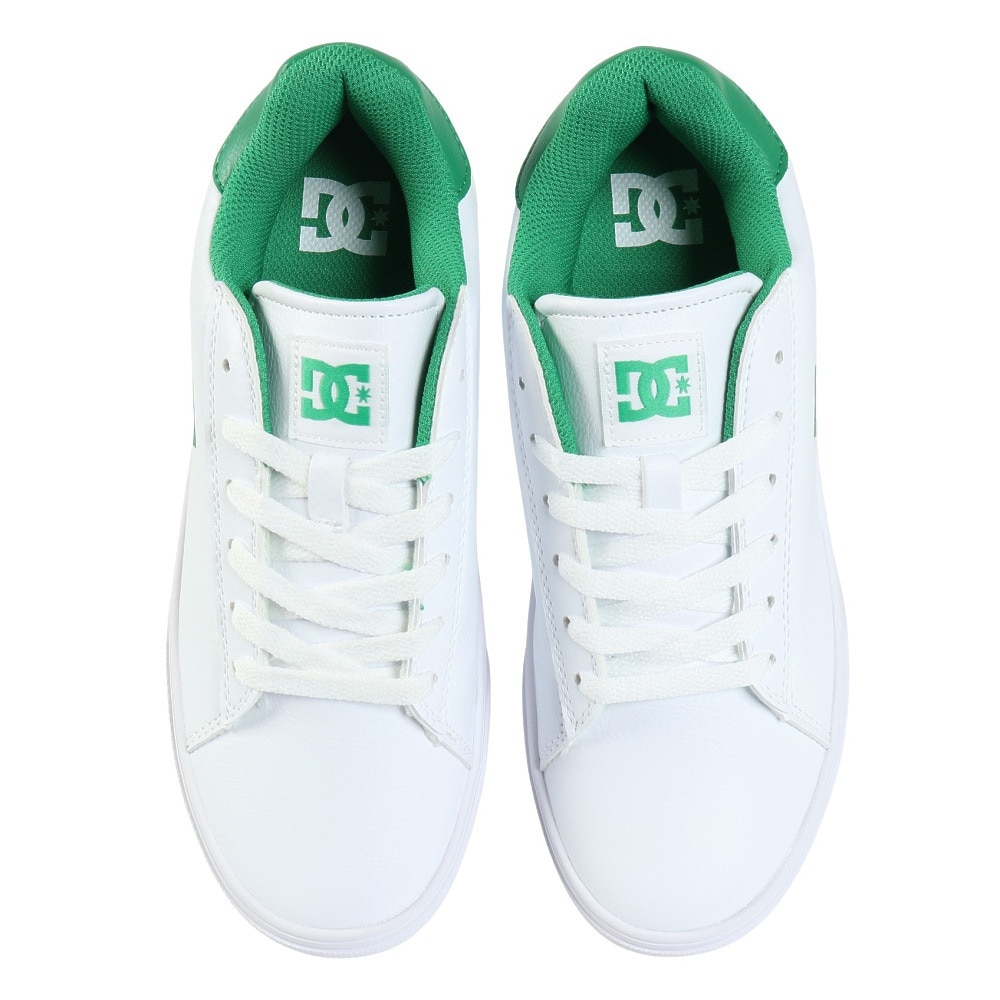 ディーシーシューズ（DC SHOES）（メンズ）スニーカー ボーダーシューズ DC SCORE ホワイト グリーン 25FWDM005808WGN カジュアルシューズ