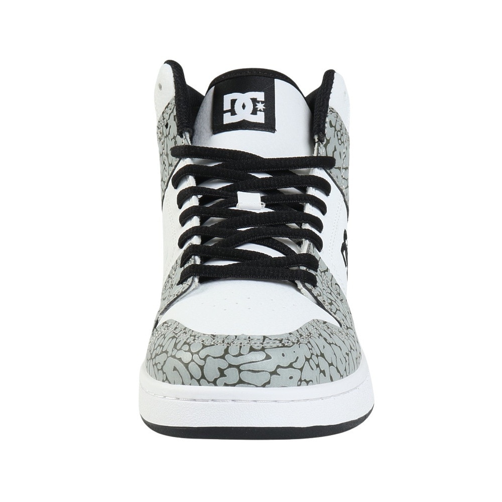 ディーシーシューズ（DC SHOES）（メンズ）スニーカー ボーダーシューズ マンテカ 4 HI SE SN ホワイト グレー 25FWDM254309WGR カジュアルシューズ