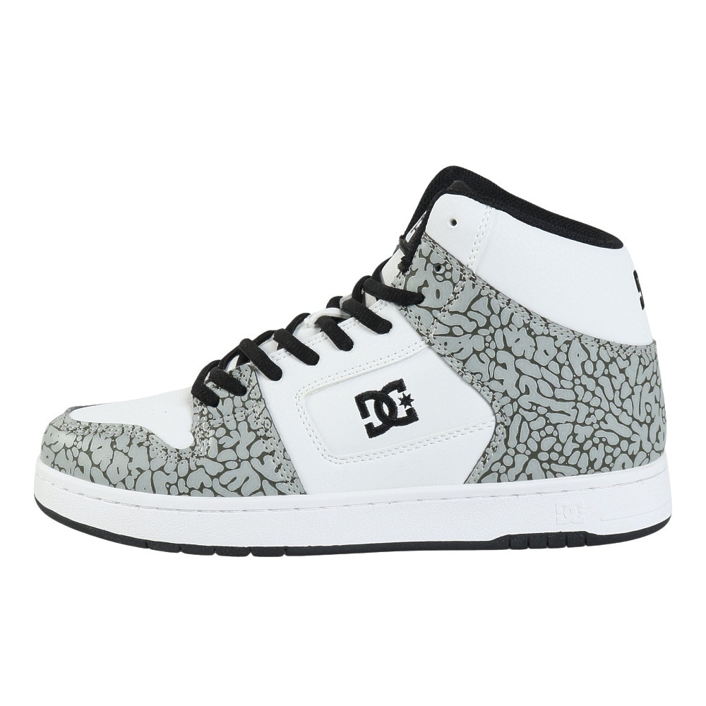 ディーシーシューズ（DC SHOES）（メンズ）スニーカー ボーダーシューズ マンテカ 4 HI SE SN ホワイト グレー 25FWDM254309WGR カジュアルシューズ