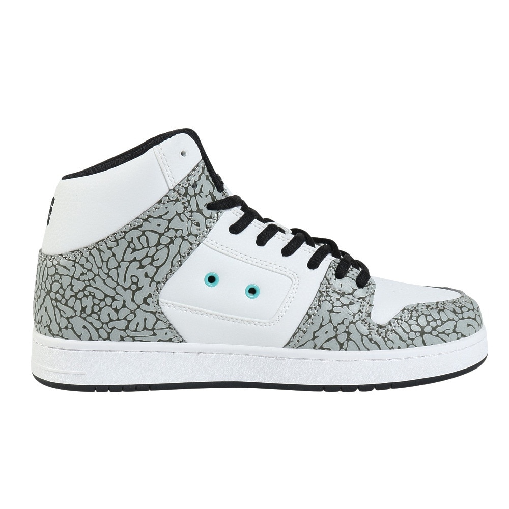 ディーシーシューズ（DC SHOES）（メンズ）スニーカー ボーダーシューズ マンテカ 4 HI SE SN ホワイト グレー 25FWDM254309WGR カジュアルシューズ