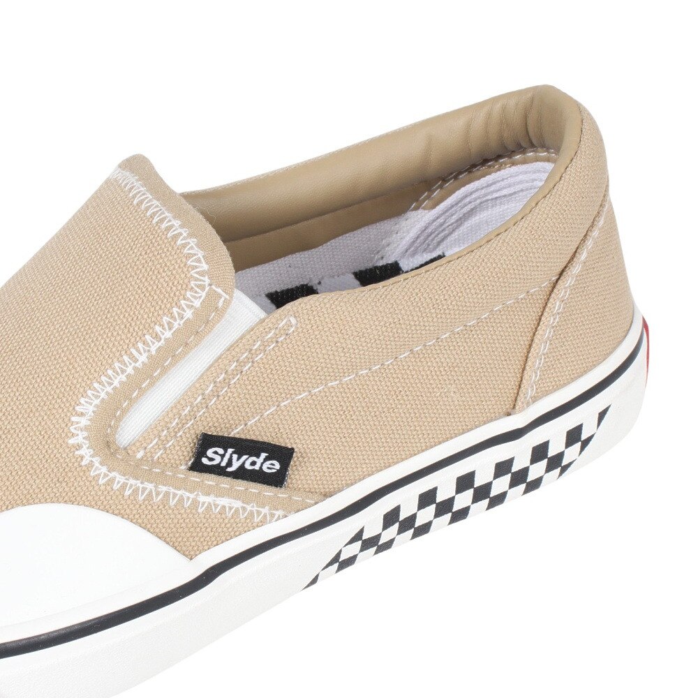 SLYDE（SLYDE）（メンズ、レディース）スニーカー スケートボード SLYDE TECH スリッポン シューズ SL-FTW-001-BE/WH