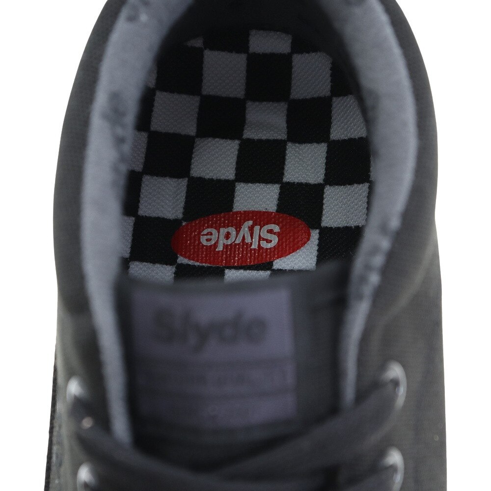 スライド（SLYDE）（メンズ）スニーカー スケーター ウォータープルーフ 撥水 ミッドカット ブラック 黒 SL-FTW-BNO203BLK 
