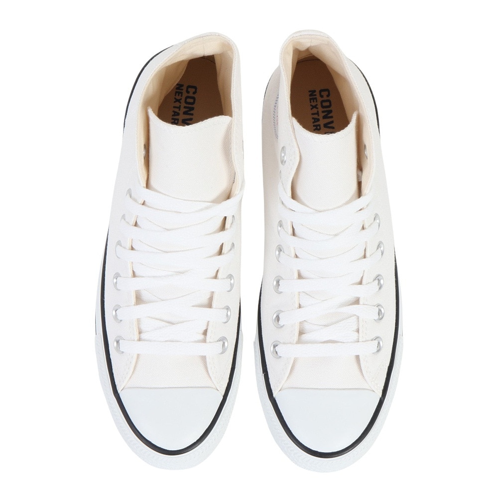 コンバース（CONVERSE）（メンズ）スニーカー ネクスター NEXTAR110 HI ホワイト 32765010 カジュアルシューズ キャンパス地 ハイカット デイリー シンプル