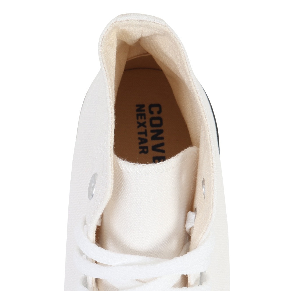 コンバース（CONVERSE）（メンズ）スニーカー ネクスター NEXTAR110 HI ホワイト 32765010 カジュアルシューズ キャンパス地 ハイカット デイリー シンプル