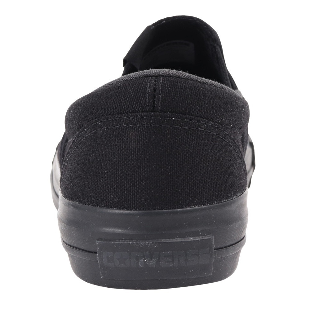 コンバース（CONVERSE）（メンズ、レディース）スニーカー  CXPスリップオン ブラック 34201991 24FW キャンパスシューズ 履きやすい 普段履き シンプル 旅行