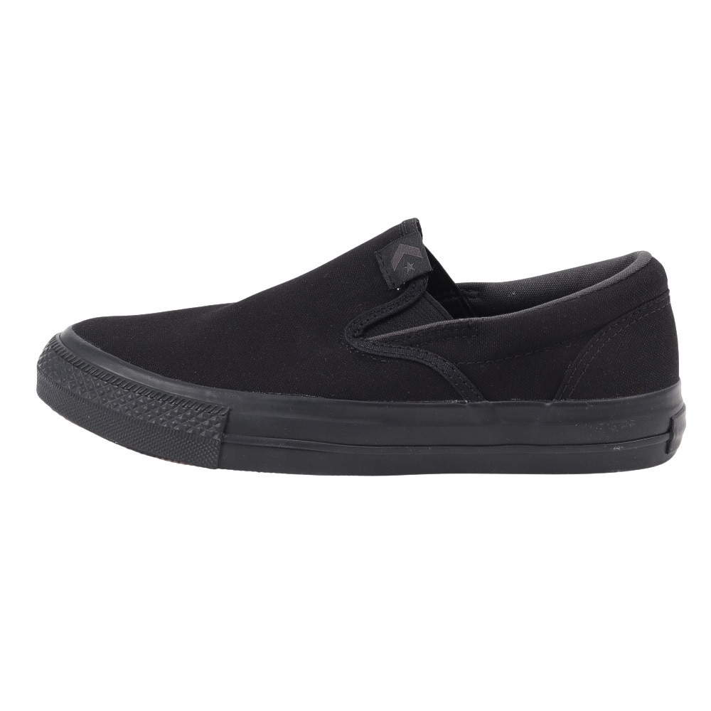 コンバース（CONVERSE）（メンズ、レディース）スニーカー  CXPスリップオン ブラック 34201991 24FW キャンパスシューズ 履きやすい 普段履き シンプル 旅行