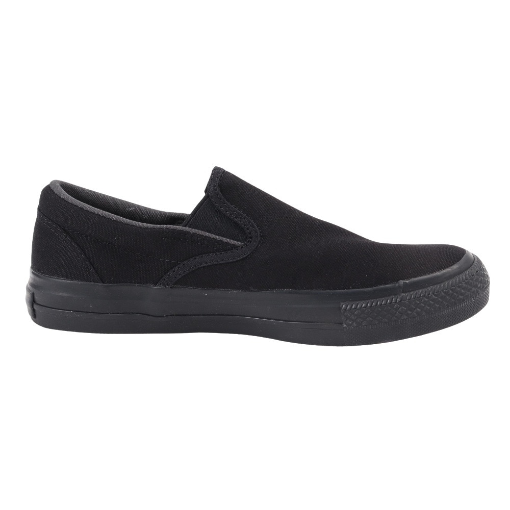 コンバース（CONVERSE）（メンズ、レディース）スニーカー  CXPスリップオン ブラック 34201991 24FW キャンパスシューズ 履きやすい 普段履き シンプル 旅行