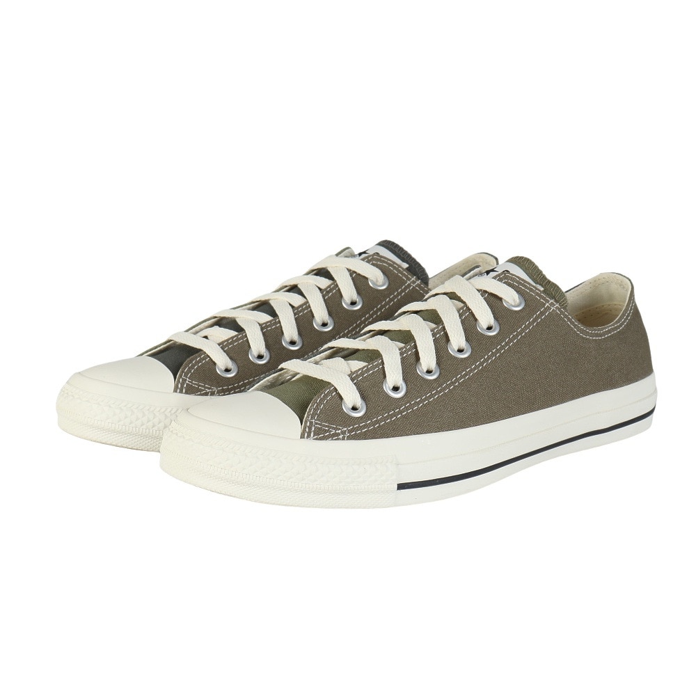 コンバース（CONVERSE）（メンズ、レディース）スニーカー キャンパスシューズ オールスター トーンパネル OX OLV オリーブ 31315851 カジュアルシューズ