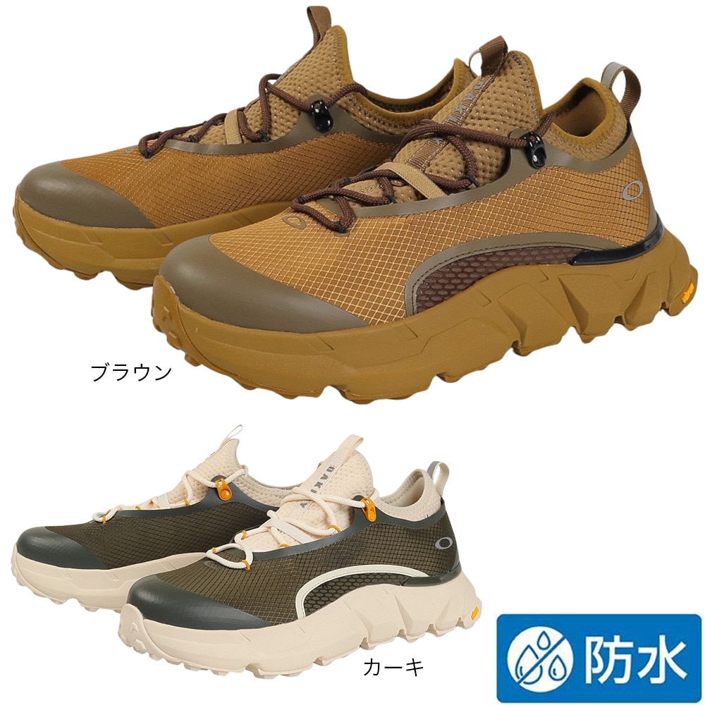 オークリー（OAKLEY）（メンズ）スニーカー Light Shield ブラウン FOF100349-88A アウトドア スポーツ シューズ デイリーユース 街履き 普段履き 防水 厚底