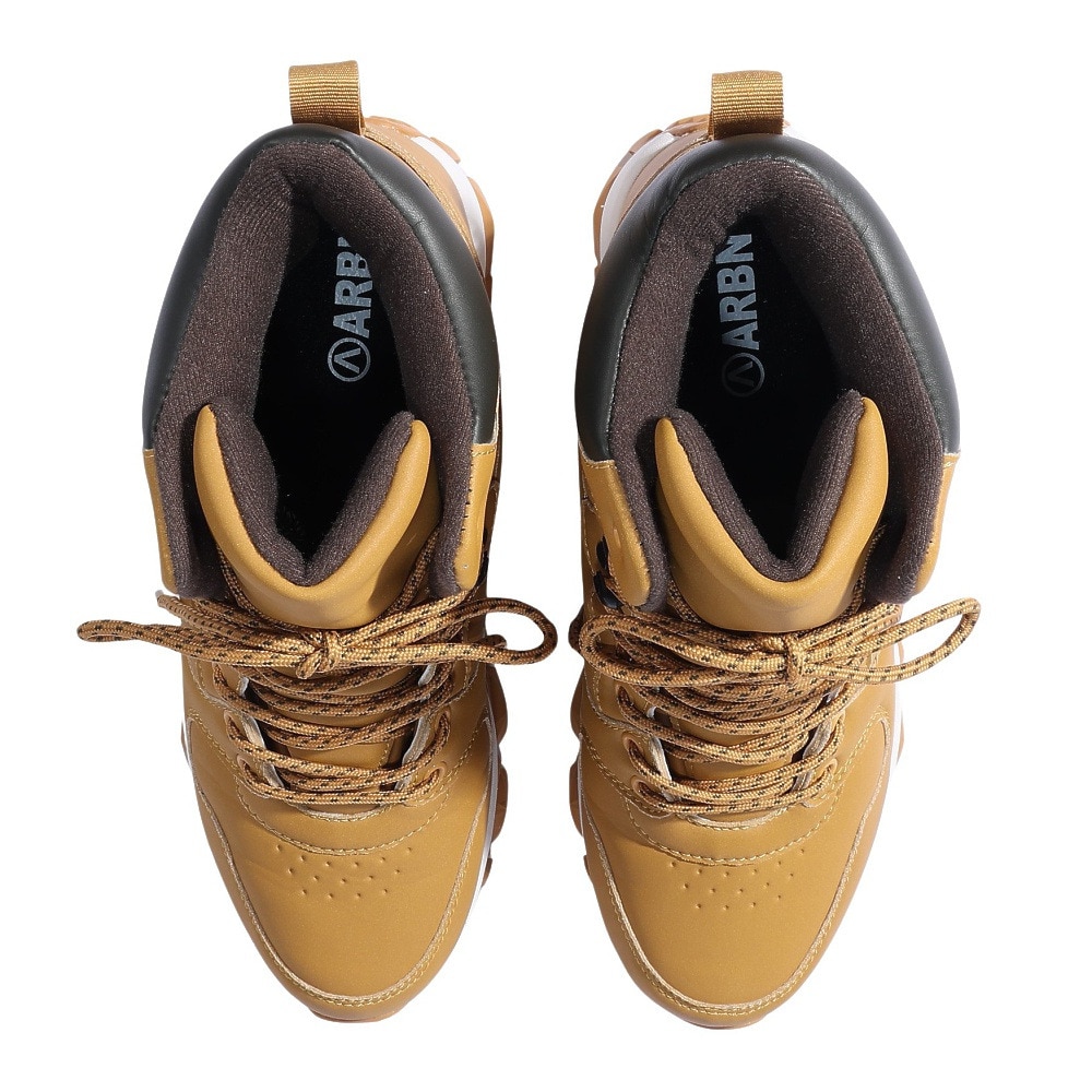 エアボーン（ARBN）（メンズ）スニーカー アウトドアシューズ BOOTS SNEAKER WP AB2023AWM-FTW002 YEL